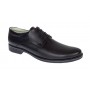 Pantofi barbati, model casual din piele naturala, negru box  859N